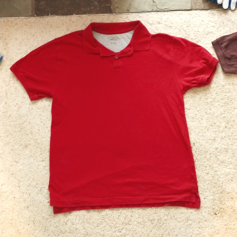 Mens Red polo Shirt